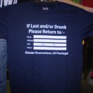 Funny T-Shirts Please Return logo shirt