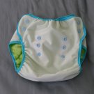 Medium/ Large Pocket Diaper Blue/ Green 5 pack