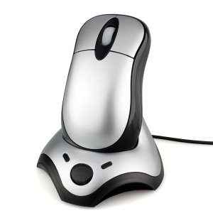 Wireless Optical Mouse - 800 dpi - High Precision - with Pedestal