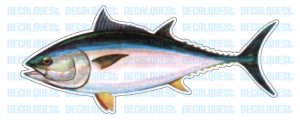 TUNA -Fish Decal- window sticker truck fishing deep sea
