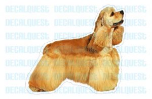COCKER SPANIEL - Dog Decal -sticker car got window gift