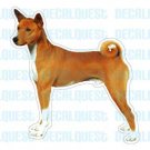 BASENJI -Dog Decal- sticker dogs car got window graphic