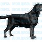 BLACK LAB - Dog Decal - sticker labrador retriever car