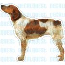 BRITTANY - Dog Decal - sticker dogs car got window gift