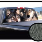 WOLVES 22"x65" Rear Window Graphic back truck suv