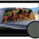 HORSES 3 22"x65" Rear Window Graphic truck horse