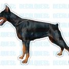 DOBERMAN-Dog Decal-sticker car got pinscher gift