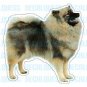 KEESHOND-Dog Decal-sticker dogs car got window