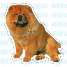 CHOW-Dog Decal-sticker dogs car got window graphic