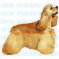 COCKER SPANIEL-Dog Decal -sticker car got window gift