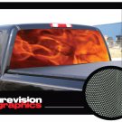 FLAMES 1-16"x54"-Rear Window Graphic-compact truck tint