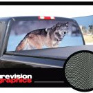 WOLF 22"x 65"- Rear Window Graphic-  suv truck
