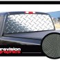 DIAMOND PLATE 22"x 65"-Rear Window Graphic- suv truck