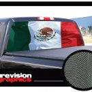 MEXICAN FLAG 22"x 65" Rear Window Graphic mexico truck