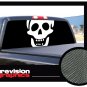 SKULL 1 22"x 65"- Rear Window Graphic suv truck