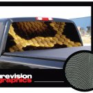 SNAKE SKIN 22"x 65" Rear Window Graphic decal truck boa