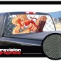 DEVIL GIRL 22x65" Rear Window Graphic diamond plate suv