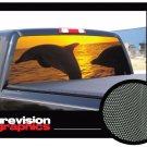 DOLPHINS 1 22"x 65" Rear Window Graphic  film