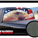 EAGLE FLAG 22"x 65" Rear Window Graphic-us bald truck