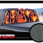 FLAMES 22"x 65" Rear Window Graphic  back suv truck suv