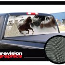 HORSES 22"x 65" Rear Window Graphic horse scene tint