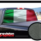 ITALIAN FLAG 22"x 65" Rear Window Graphic italy decal