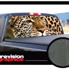 LEOPARD 22"x 65" Rear Window Graphic suv truck