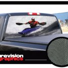 KAYAKER 22"x 65" Rear Window Graphic kayak truck suv