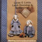 Broomcover & Doorstop Lucas & Lottie Lamb Pattern