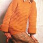 Adult Knit Sweaters  Coats & Clark #271  Free Ship