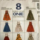Girls Dresses pattern M 8237 - FREE SHIPPING