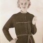 Town & Travel Spinnerin #160 Knit Patterns Book Vintage -FREE SHIP