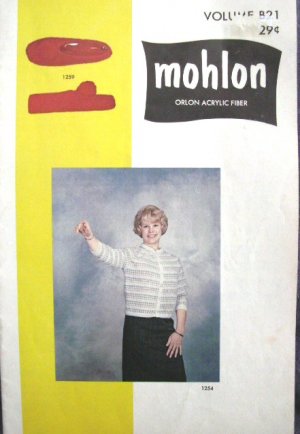 From Rochelle's Mohlon Orlon Book B21   Vintage Stunning Stole FREE SHIPPING