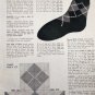 SOCKS for Men & Women Knit Pattern Book  1948  FREE SHIPPING