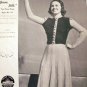 1939  Polar Handknit Pattern Book  Vintage  Boleros Cardigans