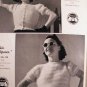 1939  Polar Handknit Pattern Book  Vintage  Boleros Cardigans