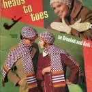 Heads To Toes  Knitting & Crochet Pattern Book - Cool Women's Hats!
