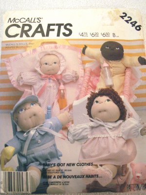 Baby's Got New Clothes doll clothes pattern - FREE SHIPPING