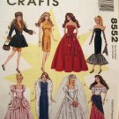 11.5 inch Fashion Doll Clothes  Pattern M8552  Out Of Print - FREE SHIPPING