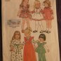 Easter Easy Girls Dress & Pinafore Toddler size 2  Vintage pattern FREE SHIPPING