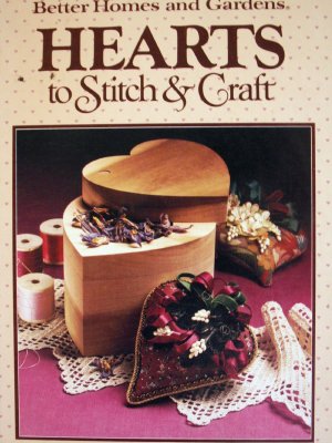 Hearts To Stitch & Craft book Quilts, Cradle, Rug - FREE SHIPPING