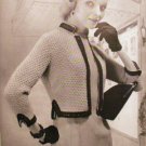 Quick Little Jackets 21 Knitting Patterns Vintage Book - FREE SHIPPING