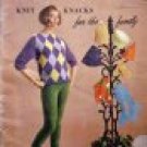 Knit Knacks For The Family by Spinnerin Yarn Co  Vol 158 LEOTARD Patterns FREE SHIPPING