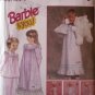 Barbie and You!  Girls & 11.5" doll matching night gowns and tiny bears patterns  FREE SHIPPING