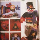 Christmas Ornaments, Angel Wallhanging, Snowman Pattern - FREE SHIPPING