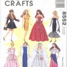 11.5 inch Fashion Doll Clothes Pattern M8552 Out Of Print - FREE SHIPPING