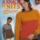 A Knack For Knits Sweater Pattern Book - FREE SHIPPING
