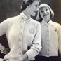 Bernat Book No. 41 Jumbo Knits For The Family 1954 - FREE SHIPPING