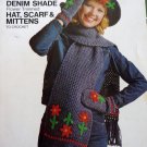 Denim Shade Bulky Sweater To Knit by Fruit of the Loom - FREE SHIPPING