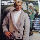 Coats & Clark Sweaters & Jackets No. 100 Knit & Crochet FREE SHIPPING